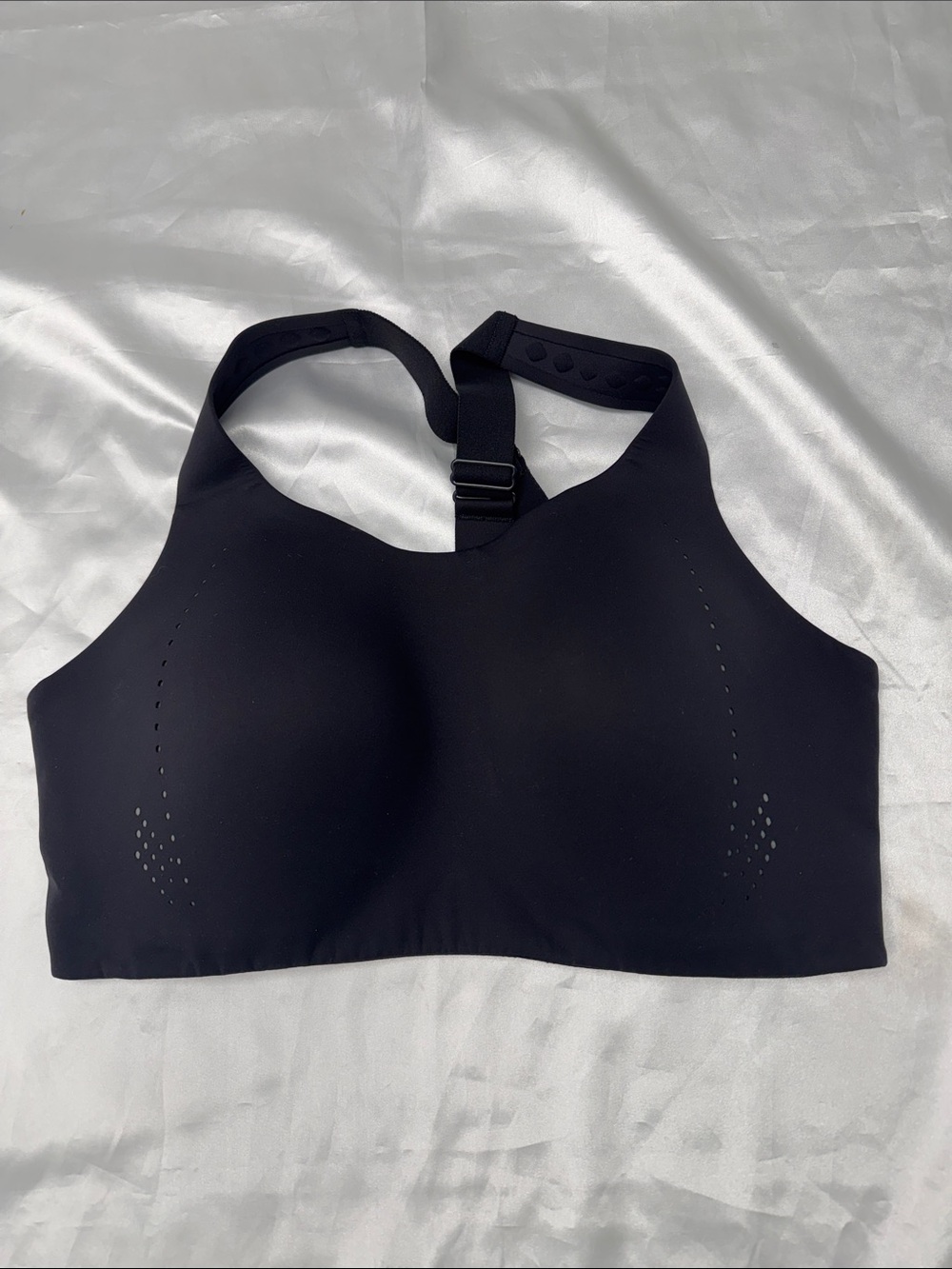 Black High-Neck Seamless Sports Bra Lululemon Sz. 38DD